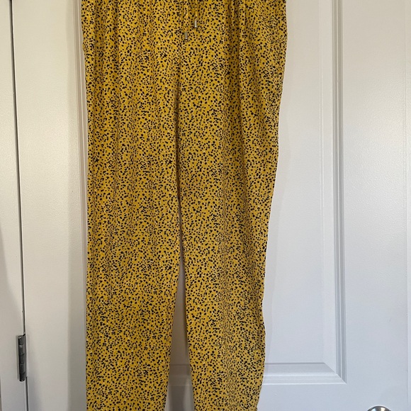 Zara Basics Tie Elastic Waist Pants - Picture 7 of 8